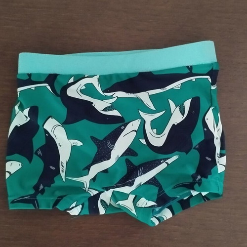 Βρεφικό μαγιό Shark print DPAM 18 μηνών με προστασία UV καινούργιο