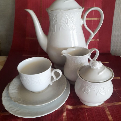 Mitterteich Bavaria Princess porcelain coffee and dessert set 21 pcs new
