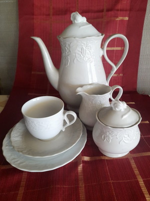 Mitterteich Bavaria Princess porcelain coffee and dessert set 21 pcs new
