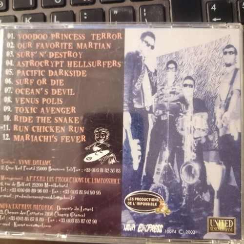 Hawaii Samurai Let There Be Surf CD used, surf music