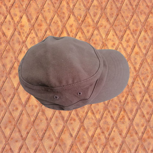 Kangol Army Style Hat like new, children's medium, brown cotton twill