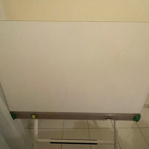 Drafting table used with adjustable parallel ruler