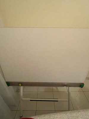 Drafting table used with adjustable parallel ruler