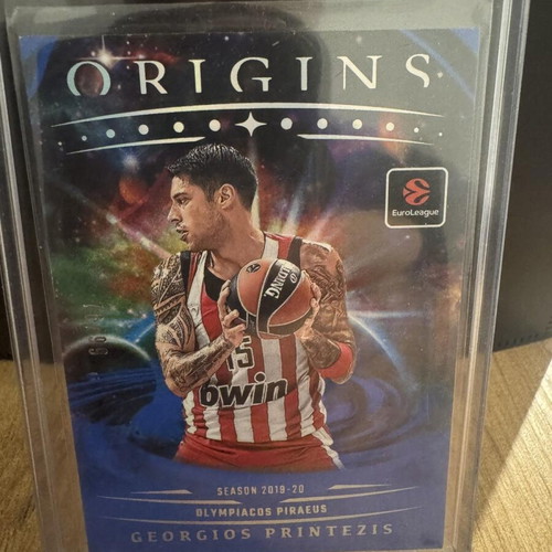 Panini Origins Euroleague 2025-26 Georgios Printezis numbered card /99, like new