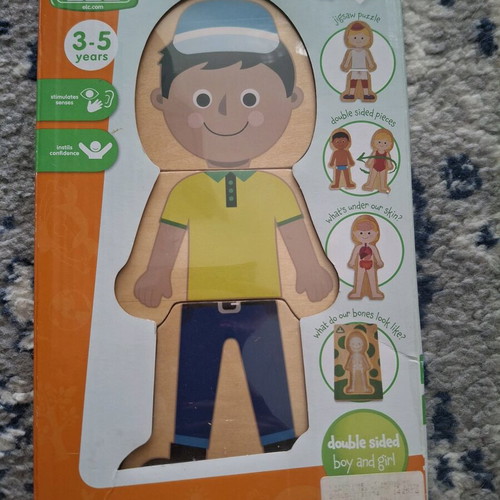 Wooden toy Learn My Body ELC like new