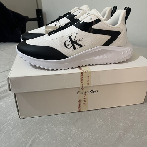 Calvin Klein Sneakers new, size 40, black and white