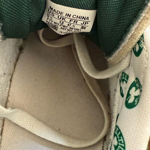 Adidas Superstar Boston Celtics sneakers like new, size 47