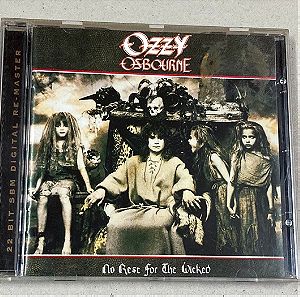 Ozzy Osbourne - No Rest For The Wicked CD Σε καλή κατάσταση Τιμή 10 Ευρώ