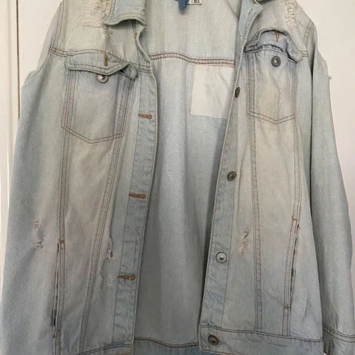 Stradivarius denim jacket size medium, 100% cotton, like new