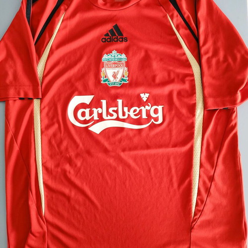 Retro Liverpool FC Adidas Carlsberg training shirt large used