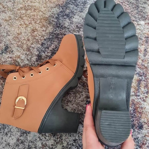 Women’s ankle boots new size 40.5 brown