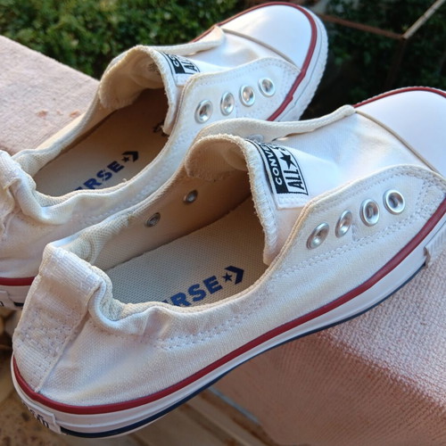 Converse All Star sneakers used size 36.5 white without laces