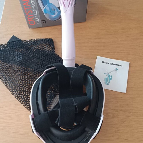 Full Face Crystal Snorkeling Mask like new