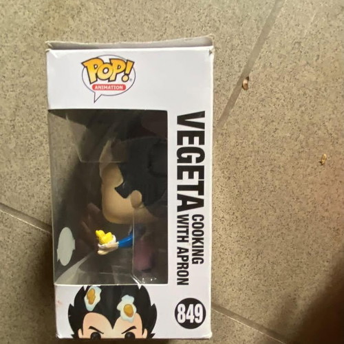 Funko Pop! Dragon Ball Z Vegeta Cooking with Apron 849 Special Edition like new