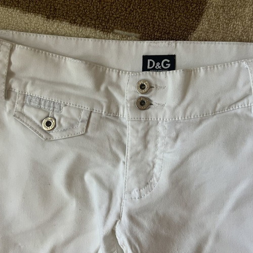 Dolce & Gabbana vintage jeans size 40 like new, white