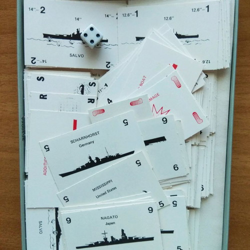Naval War strategy game used, Avalon Hill 1983