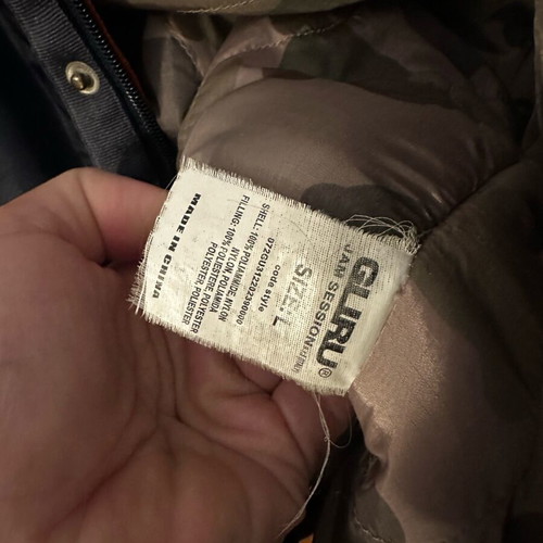 Winter jacket with hood Guru size L used, blue
