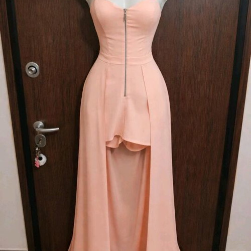 strapless open back dress SKIMS Long Slip Dress main image 1