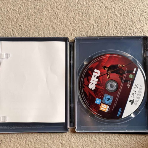 Sifu Vengeance Edition PS5 game with steelbook and art book