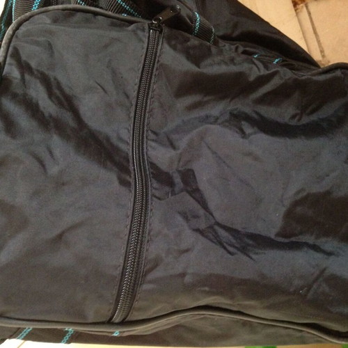 Vintage travel sack used waterproof with 2 pockets 58 cm unisex