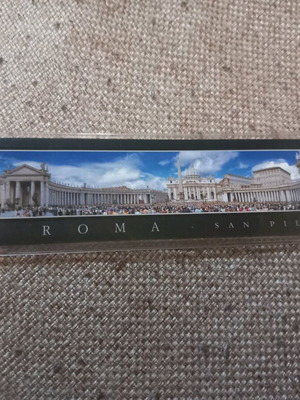 Souvenir bookmark used from Rome
