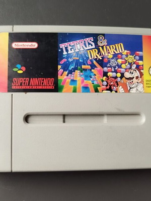 Nintendo SNES Tetris & Dr Mario μεταχειρισμένο