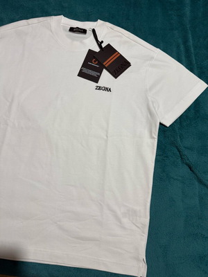 Zegna T-shirt new, size large, white