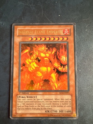 Infernal Flame Emperor Yu-Gi-Oh! card used SD3