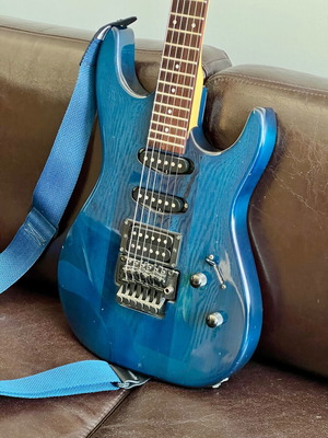 Shadow S-100 Superstrat electric guitar used, rare 1990 model