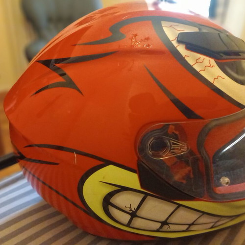 Agv Bird Helmet XL size like new with minor scratches