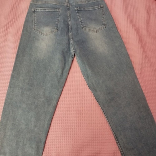 Jeans impressive light color size M high waist like new