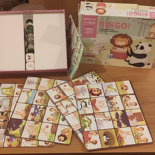 BINGO! board game used for ages 5+
