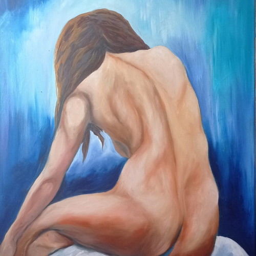 Oil painting on canvas 60x70 cm new