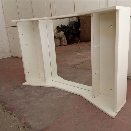 Bathroom mirror cabinet used