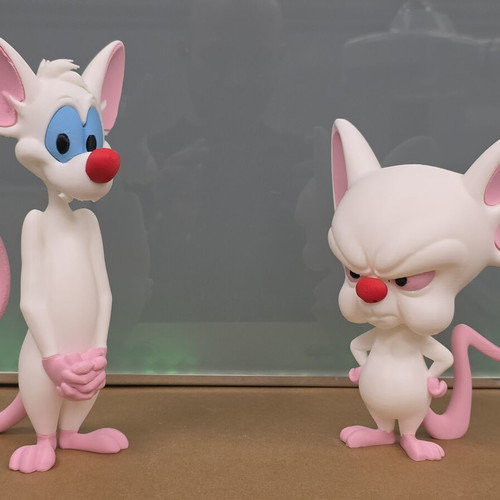 Pinky and the Brain figures new, 24 cm and 20 cm height