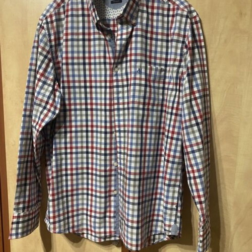 Marc O'Polo men's long-sleeve plaid shirt XL like new