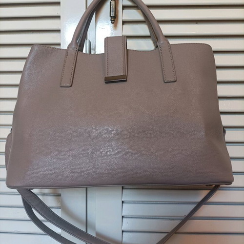 Grey shoulder handbag like new