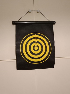 Magnetic darts used for wall