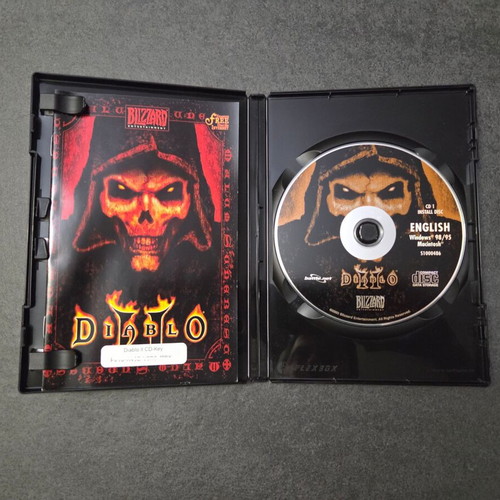 Diablo II PC game used, 3 CDs, English manual