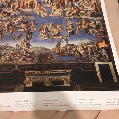 Capella Sistina Poster from Vatican Museum new