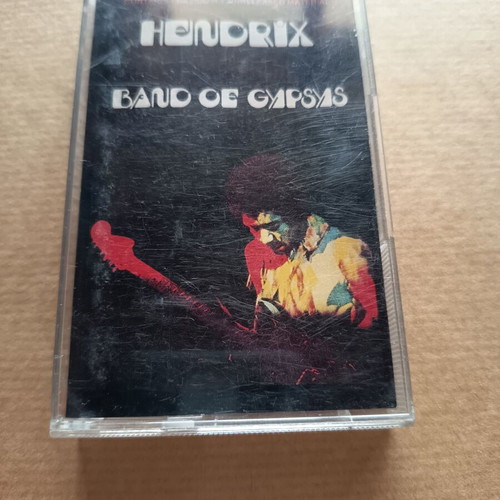 Jimi Hendrix Band of Gypsys cassette tape used, rock