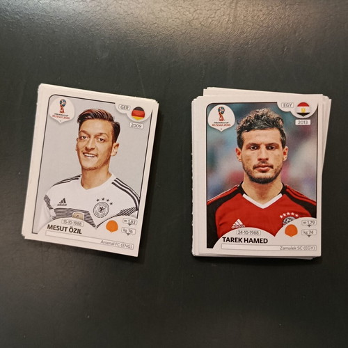 Panini FIFA World Cup 2018 stickers like new, set of 58