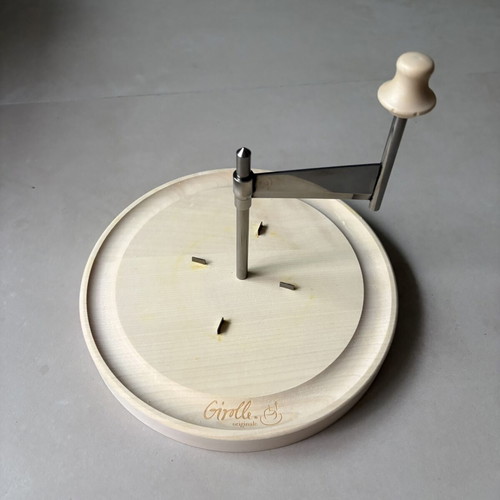 Girolle Cheese and Chocolate Slicer Like New with Wooden Base