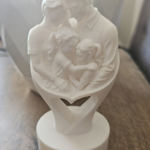3D Printed Family Sculpture New