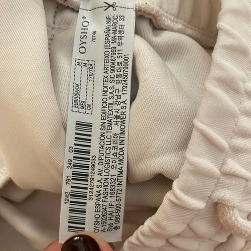 Oysho white casual tracksuit size M