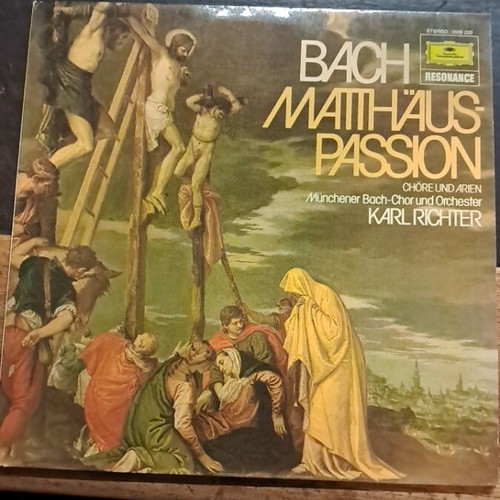 Matthaus Passion BWV 244 record used, good condition