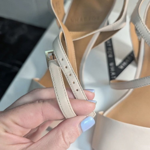 What For high-heeled sandals, size 38, beige