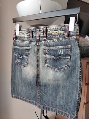 Verdi denim skirt, blue