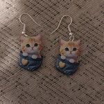 Cat earrings new
