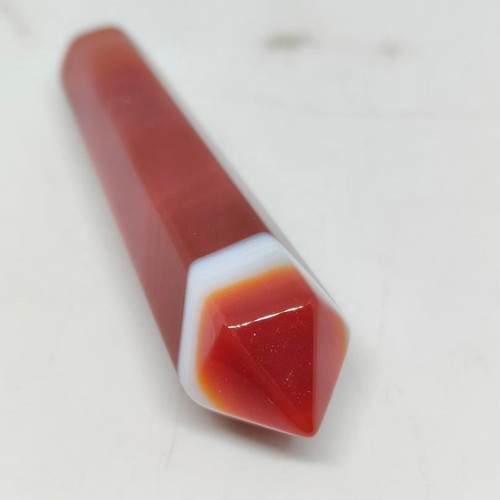 Agate (Sardonyx) Mineral Crystal Tower like new